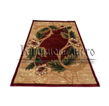 Синтетичний килим Hand Carving 0926A bordeaux-beige - высокое качество по лучшей цене в Украине.